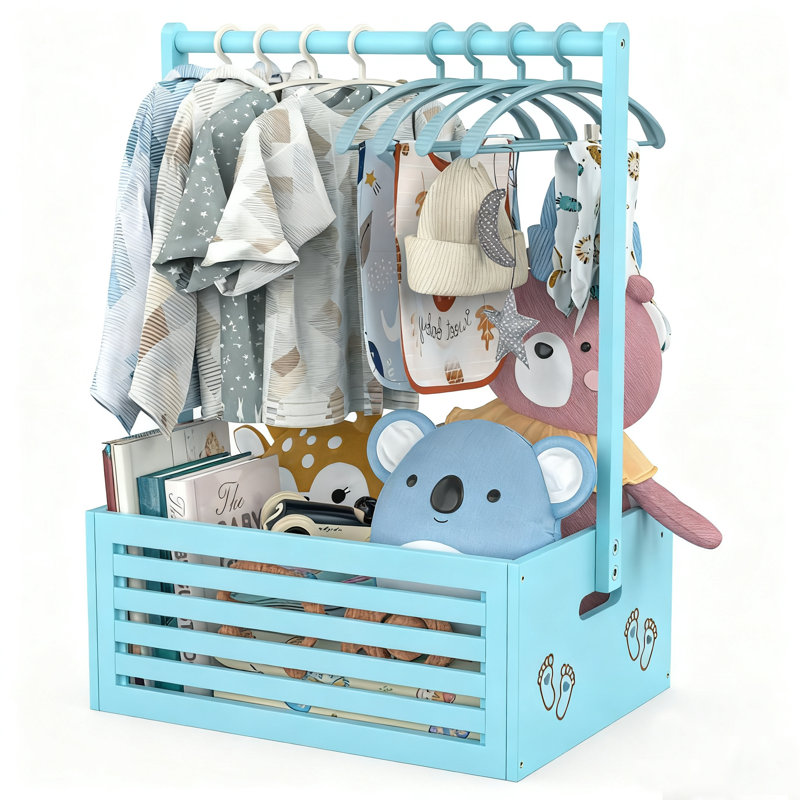 Caisse de douche de bébé, Bleu