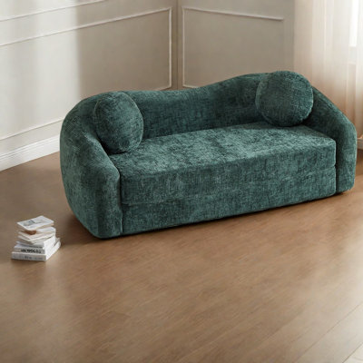 Canapés convertibles à compression, fauteuil inclinable 86 po Chenille