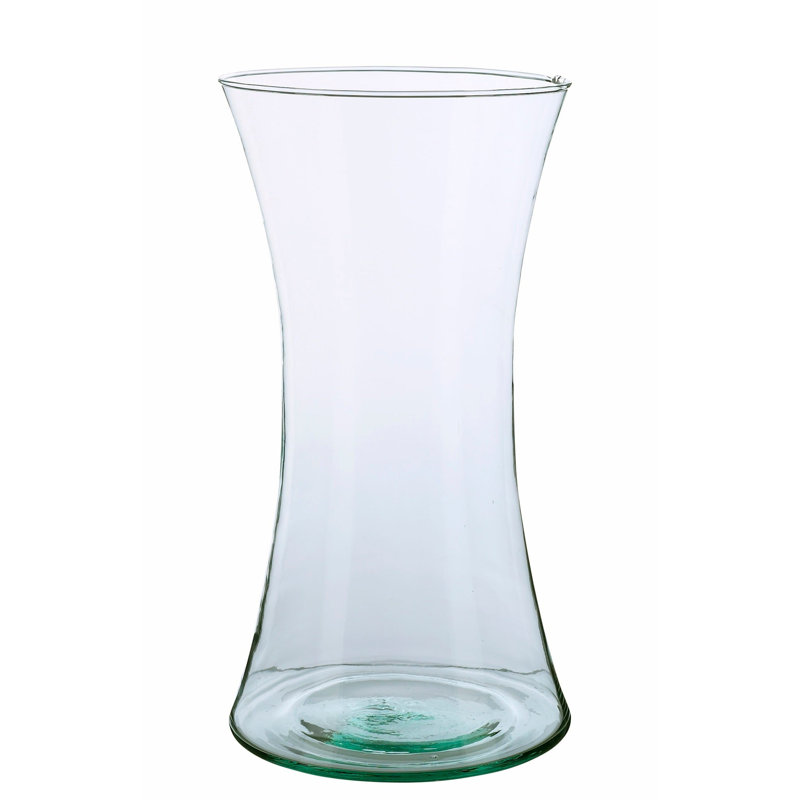 Vase de table en verre sahid, Transparent, H 13,7 po x l 7 po x P 7 po