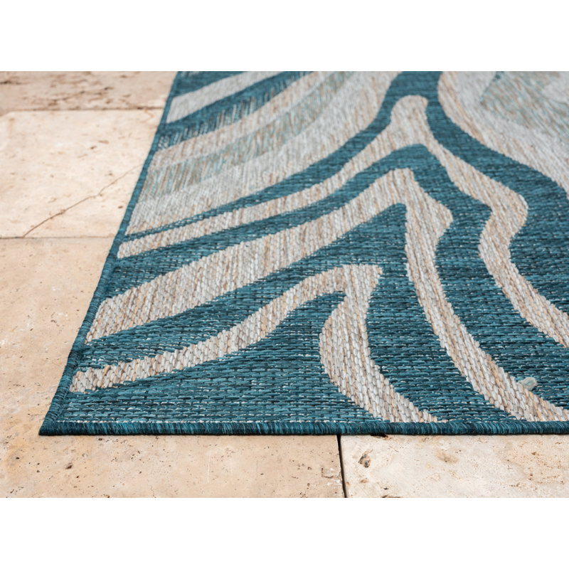 Abstract Indoor Rug, Rectangle 7'7" x 10'