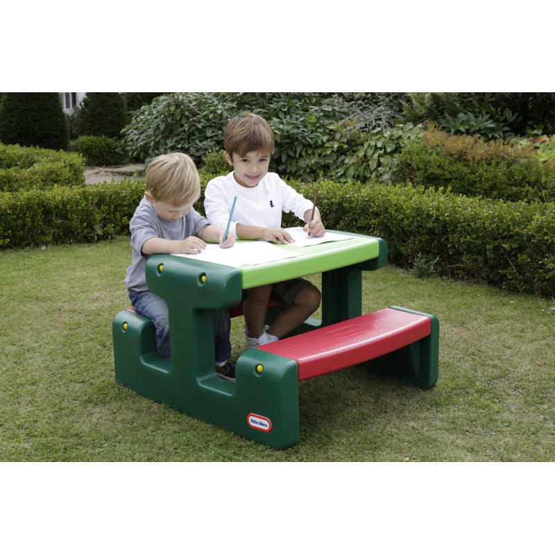 Kids and Chair Set, Lime Green/Green/Red