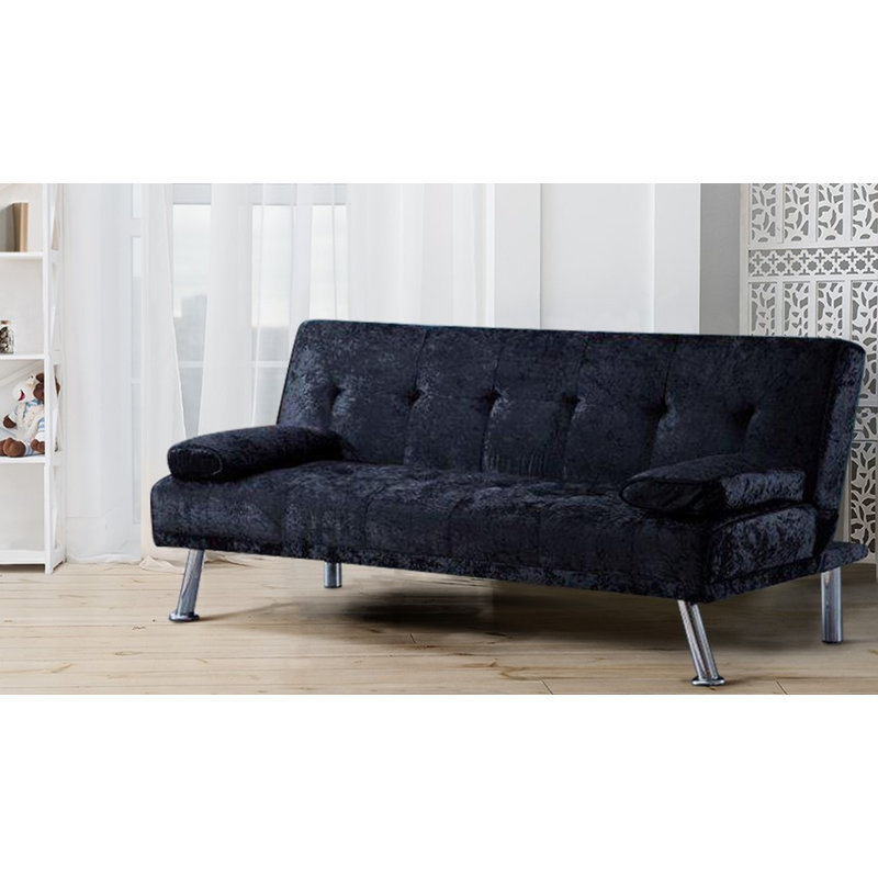 Haven 3 Seater Sofa Bed, Black