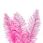  Guirlande 9 pi x 12 po en forme de sapin rose floqué artificiel avec 190 pointes réalistes en PVC rose floqué