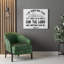 For The Lord Psalm 3:5 - Wrapped Canvas Print