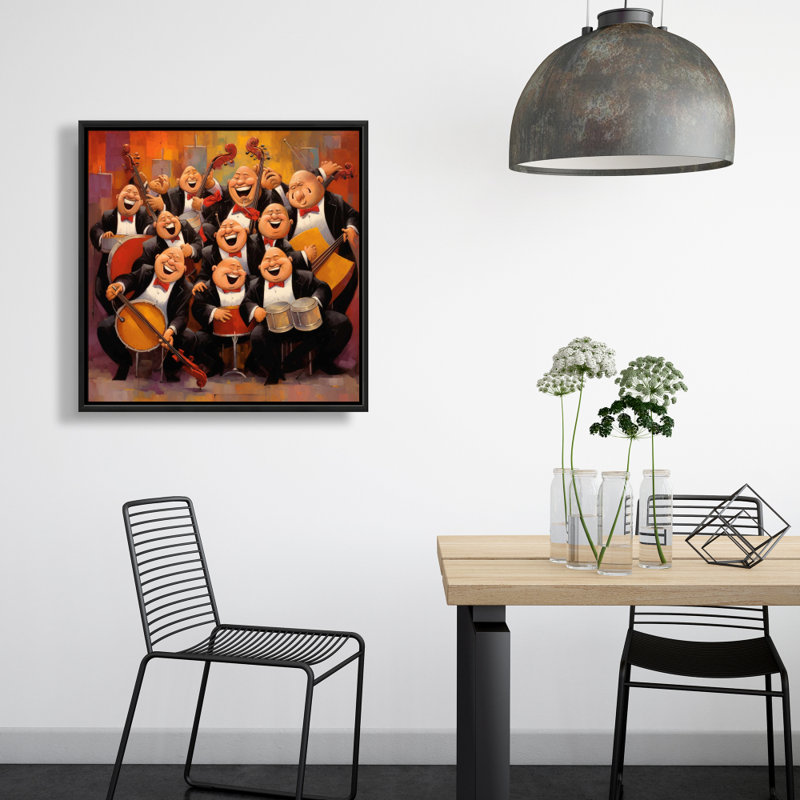 Toile de groupe de musique | Art mural contemporain contemporain