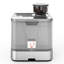 Machine à espresso avec moulin Euhomie, cafetière à 15 barres avec buse à vapeur, réservoir d'eau amovible, argent