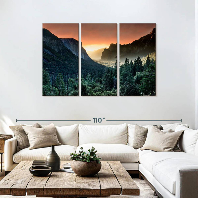 «Harnek Forest Last Light», H 48 po x l 74 po