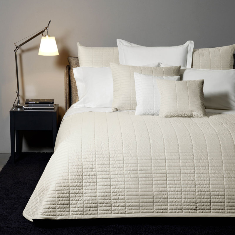 Spoleto Coverlet, King Coverlet, Ivory