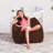 Bean Bag Chair Structured Seat for Kids, Teens and Adults, Comfy Bean Bean Bag Chair for Gaming, Reading and Watching TV, Coronado Chair, Multiple Colors and Fabrics-589821881