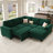 Modular Velvet Pull Out Bed With Storage Ottoman For Living Room Bedroom Apartment-848953532