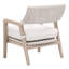 Chaise de patio avec coussins Kettil
