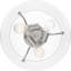 Plafonnier semi-encastré 3 lumières 14,5 po Claribel-427893326