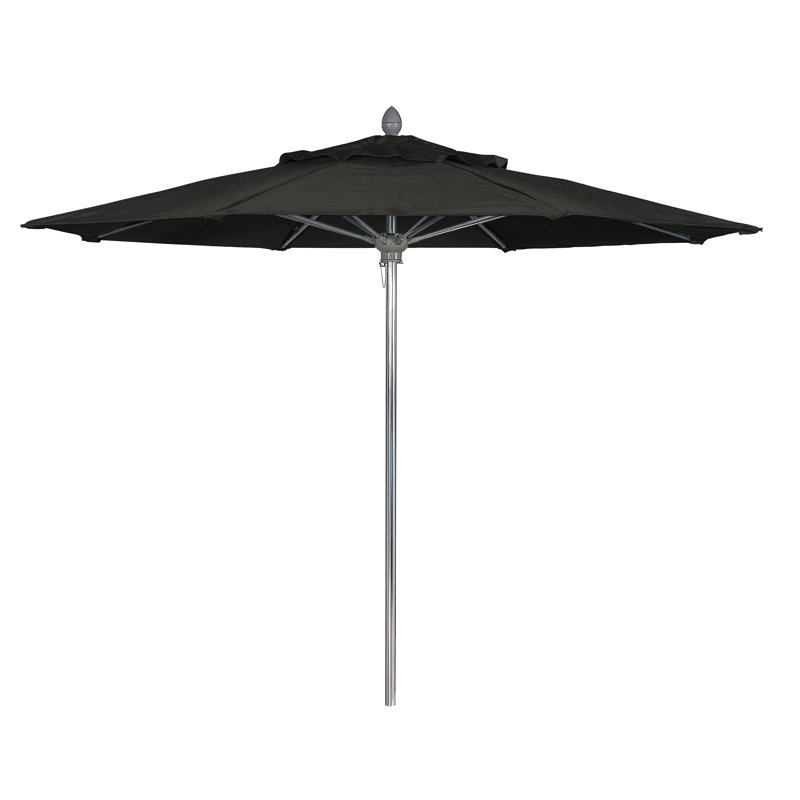 Parasol de marché 8 pi Prestige, Sunbrella® - noir, Sahara