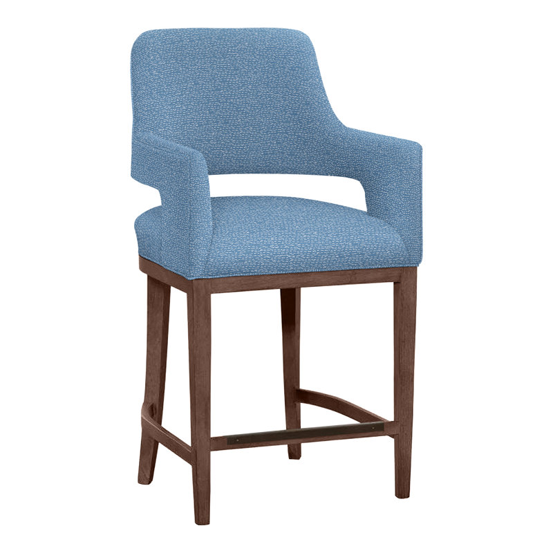 Tabouret de bar et de comptoir Josie, Noyer, Perigold Arigato Morning Glory