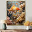 Orange, corail, poisson blanc, merveille - aquariums, art mural-106111876-134423678