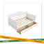 Lit de jour simple en bois avec 2 tiroirs-242982103