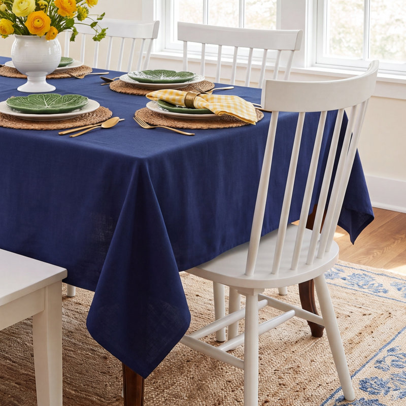 Tablecloth, 70" x 70", Blue