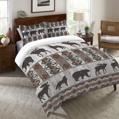 Southwest Lodge Rustic Machine Woven Duvet Cover