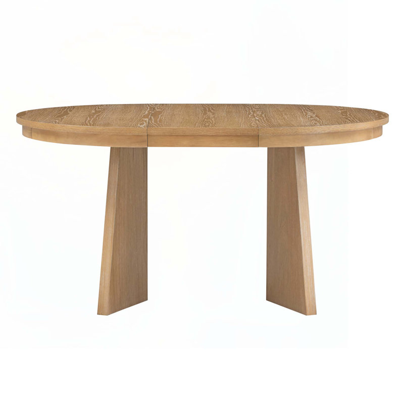 Extendable Dining Table, Natural Wood Wash