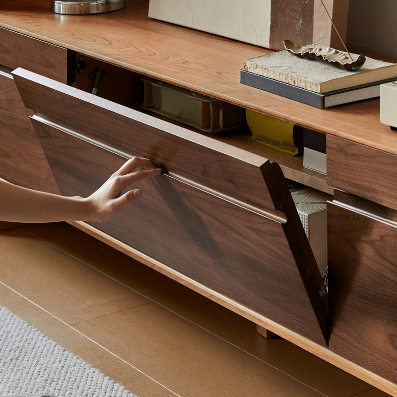 Creative Solid Wood TV Stand
