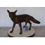 Maumee Fox Standing Bronze Statue -  Size: 36"L x 11"W x 19"H.