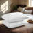 Gusseted Goose Feather and Down Pillows for Sleeping - Set of 2, 100% Cotton Shell, Medium Support Hotel Quality Bed Pillows for Side and Back Sleepers-1588953808-1491443230