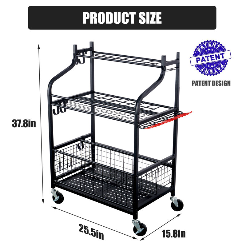 Rangement pour outils de jardin
