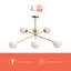 Lustre spoutnik 6 lumières Cassia-66310794