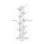 Sarahi 141.5 cm H x 50 cm W Solid Wood Geometric Bookcase-889065316
