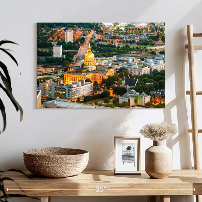 Vue aérienne du Vanna Georgia Capitol, H 16 po x l 24 po