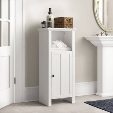 Ebern Designs Calianna Linen Tower Bathroom Cabinet & Reviews