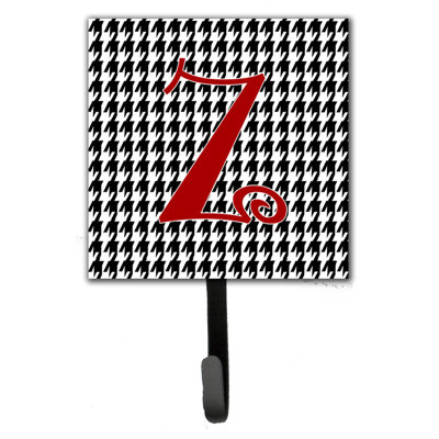 Crochet mural houndstooth monogramme