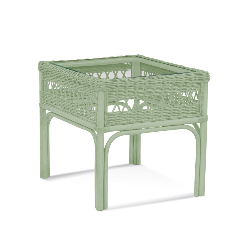Nassau End Table, Celery, 22" H x 26" W x 22" D