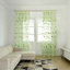 Rideaux transparents pour fenêtre - Ensemble de rideaux en tulle avec impression de tulles, rideaux en voile décoratif filtrant la lumière riche pour la chambre à coucher, le salon, la cuisine - 2 panneaux