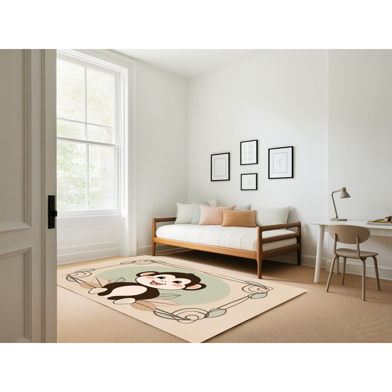 Tapis pour enfants East Urban Home, Rectangulaire 2 pi x 3 pi