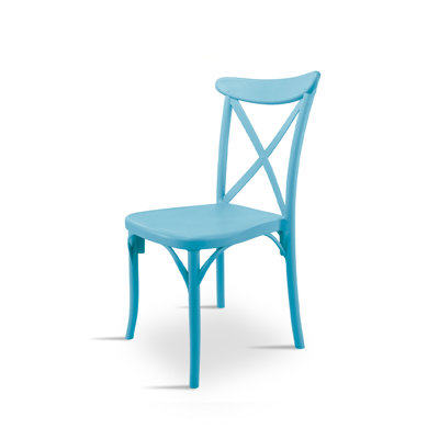 Loewen Stacking Patio Dining Side Chair with Cushion