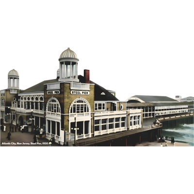SP13516 Steel Pier Atlantic City New Jersey 1930 Cardboard Cutout Standee Standup