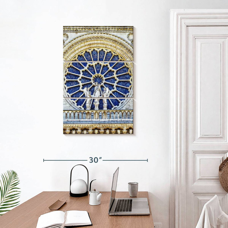 Lilie Notre Dame Cathedral Statues, 32" H x 20" W