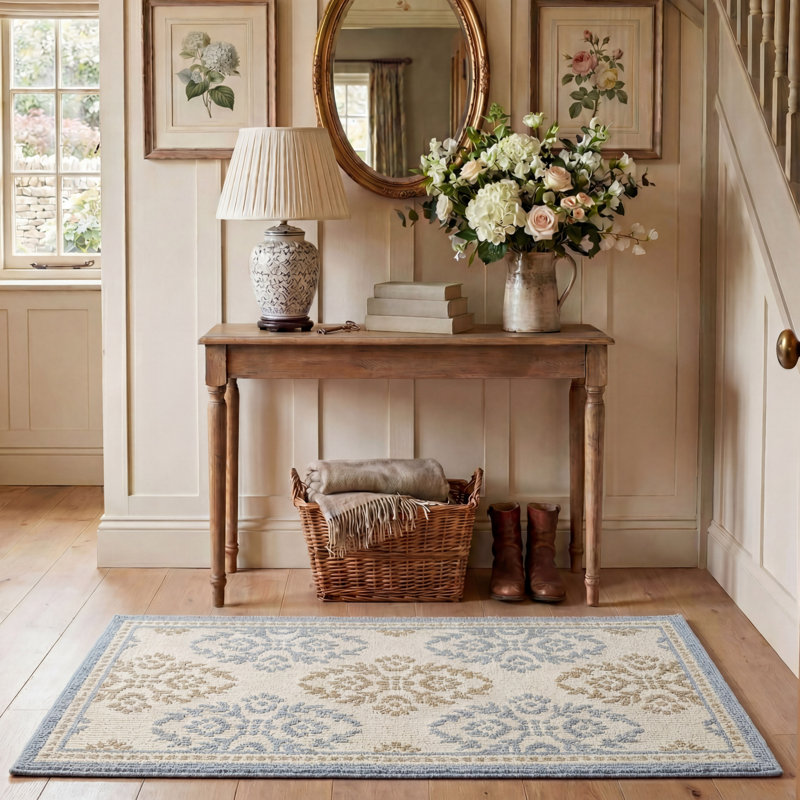 Laura Ashley Barnsley, Bleu, Rectangulaire 3 pi x 5 pi