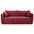 Vicente 85'' Modern Fabric Upholstered 3-Seater Sofa-277823423