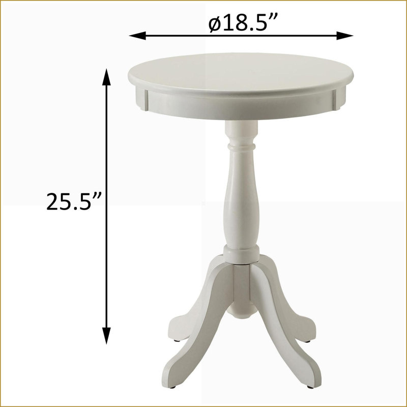 Table basse White Cottage, Bois blanc