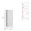 Armoire de cuisine H 47 po