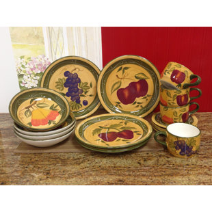 Tuscany Mixed Fruit Dinnerware