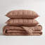 Ensemble de courtepointe 100% lin French Flax-114146738-114146740