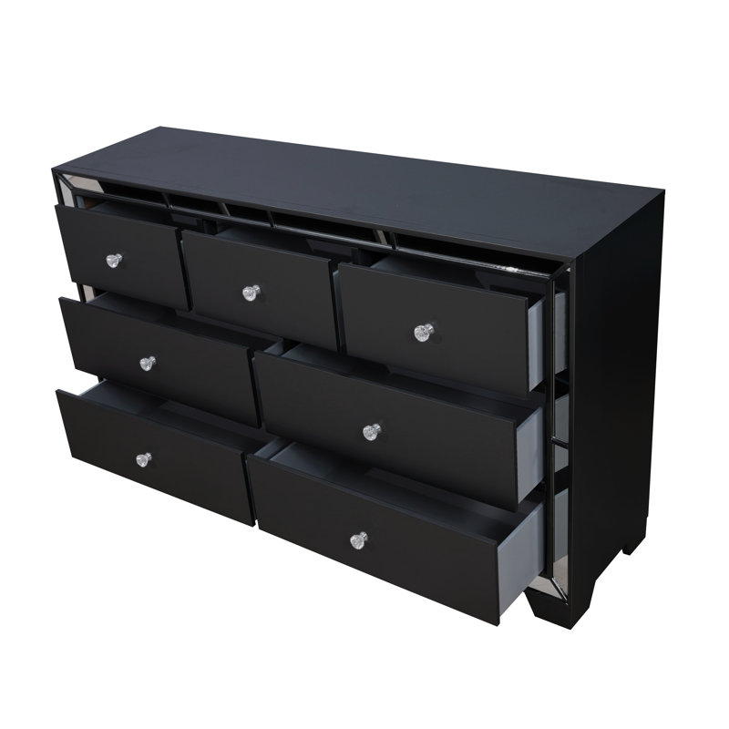 Fazeley 7 - Drawer Dresser, Black