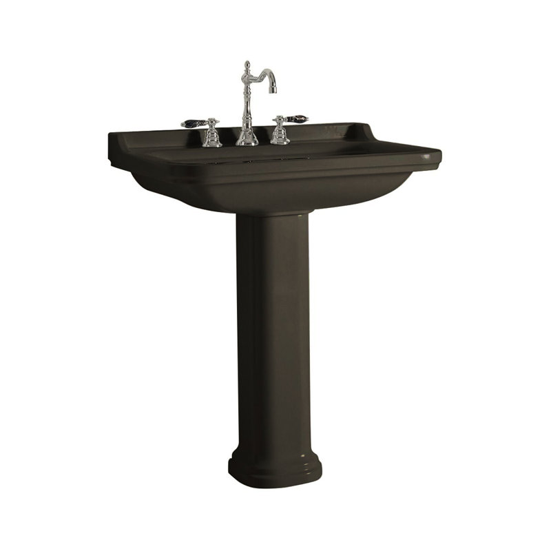 Waldorf 31.5'' L Bathroom Sink, Widespread Faucet