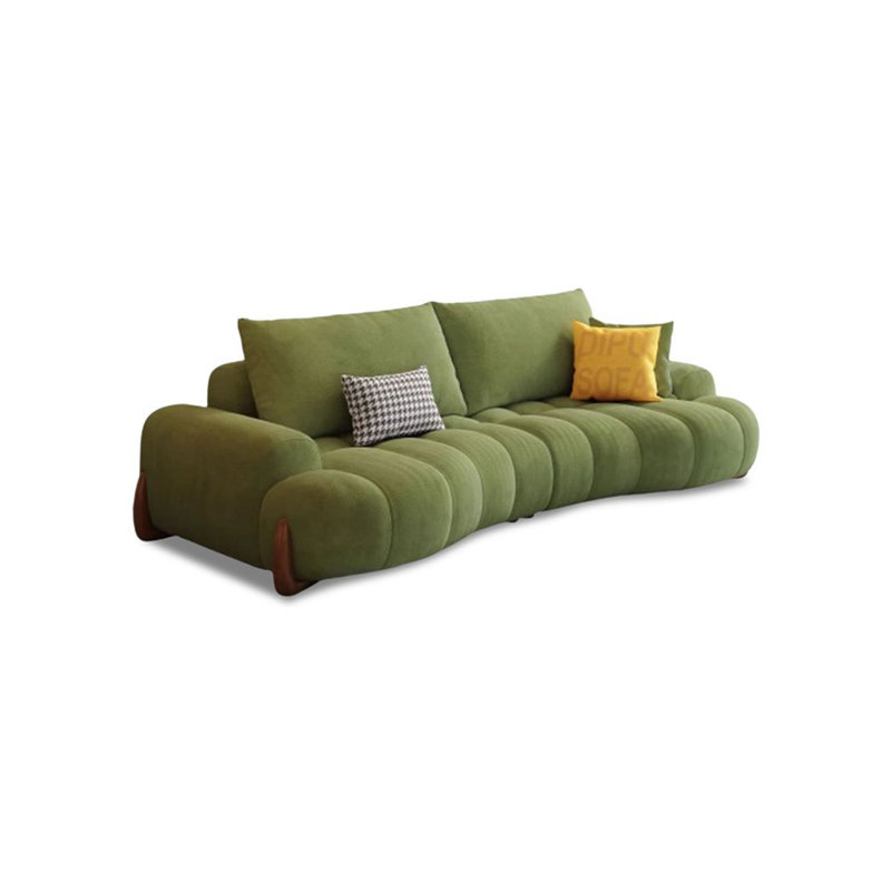 Green Polyester Modular Sofa