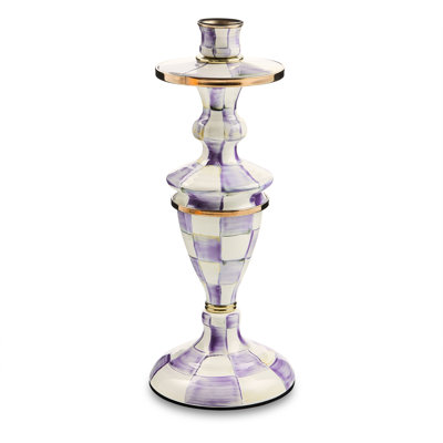 Violet Check Candlestick