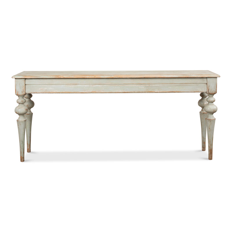 Hudson 73'' W Solid Wood Console Table, Sage