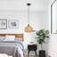 1 - Light  Rattan Farmhouse Bohemian Single Globe Pendant-2121100093